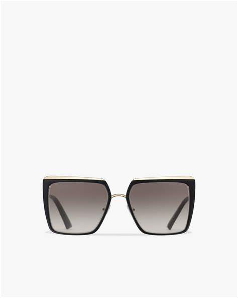 Gradient Anthracite Gray Lenses Prada Cinéma sunglasses 